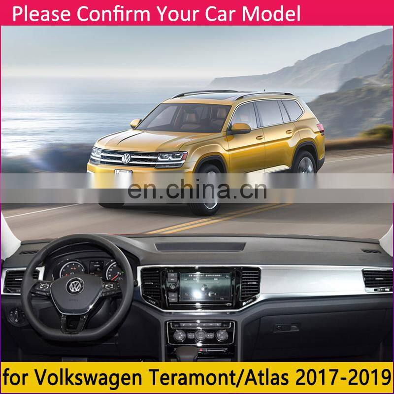 for VW Volkswagen Teramont Atlas 2017 2018 2019 Anti-Slip Mat Dashboard Cover Pad Sunshade Dashmat Anti-uv Carpet Accessories