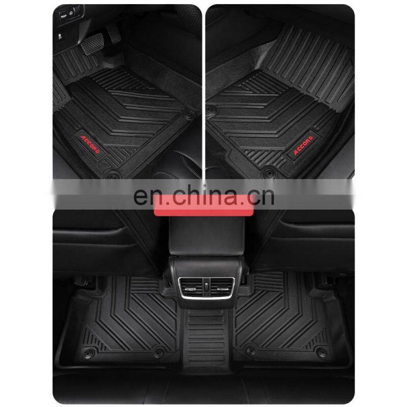 All Weather Car Mats Anti-Slip Car Floor Mats 3D Rubber Car Floor Protection Mat for COROLLA 2014