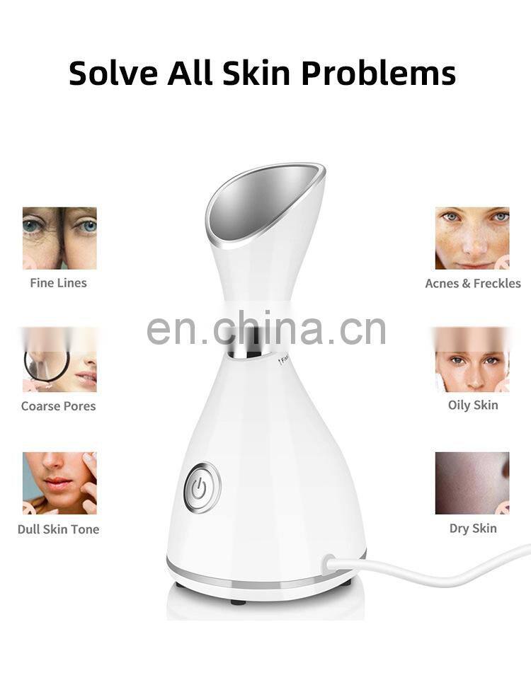 2021 Hot Sale Beauty Personal Care Face Steamer Sprayer Face with led light Humidifier Face steamers