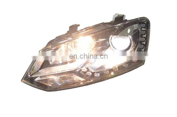 Car accessories modified spare parts Xenon Headlights For V W Polo GTI 2014