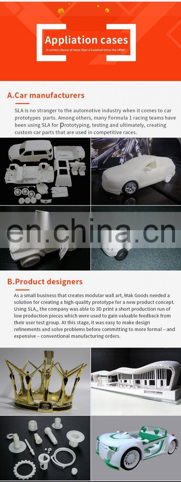 Plastic 3d cad kids toy model printing Rapid Prototype sla rapid prototype