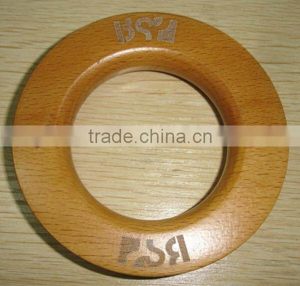 FW-1239 Luxury wood ring for veil and shawl display