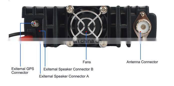 AnyTone AT-D578UV Car Radio Transceiver for GPS Walkie Talkie DMR Digital Analog Dual Band