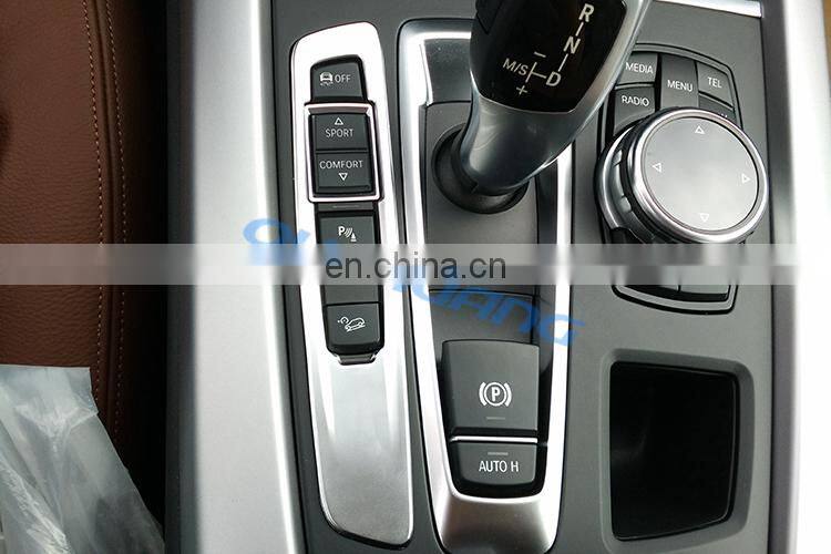 Car Interior Accessory Gear Shift Knob Cover Sticker Trim For BMW X5 F15 X6 f16 2014 2015 2016 Car-Styling