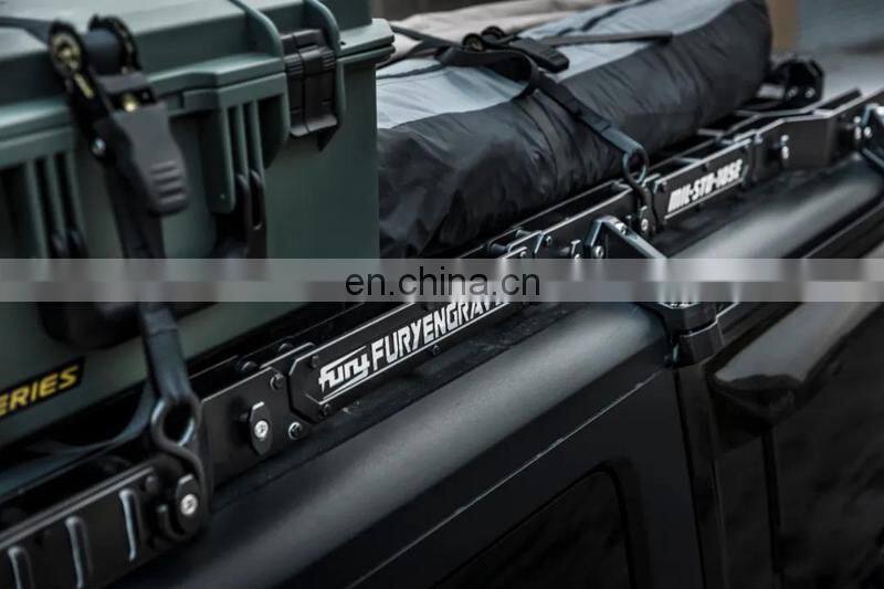 Aluminum Roof Luggage for Jeep Wrangler JL 18+ 4x4 Accessories Manufacturer Black Car Roof Racks