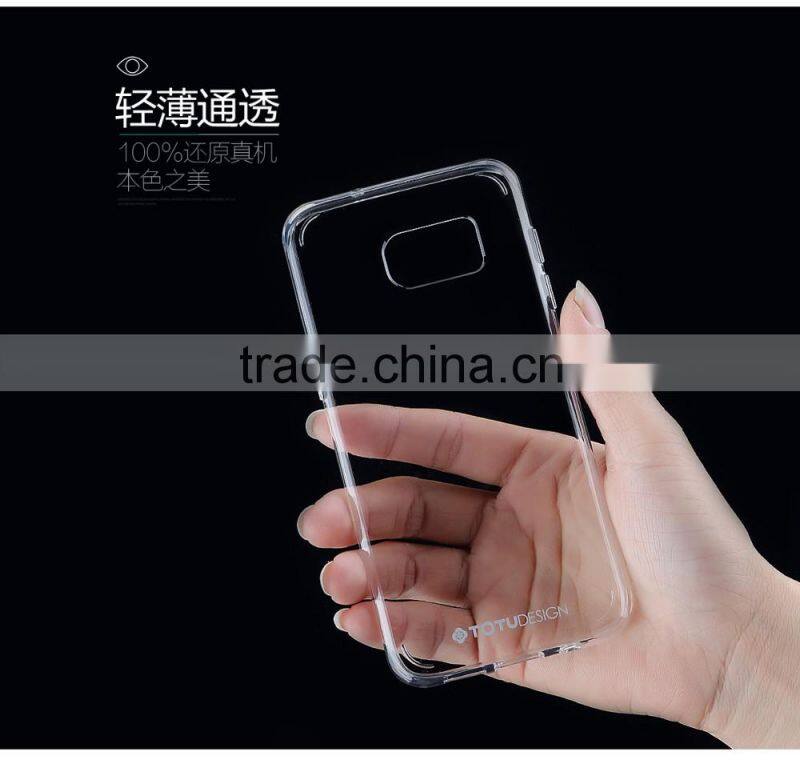TOTU Clear TPU+PC phone case for SAM S7/s7edge