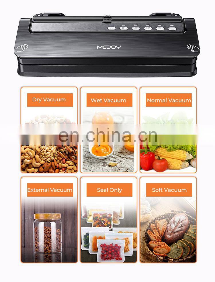 Vacuum Sealer Machine V63 Food Vacuum Air Sealing System for Food Saver Storage with Built-in Cutter Starter Kit Roll