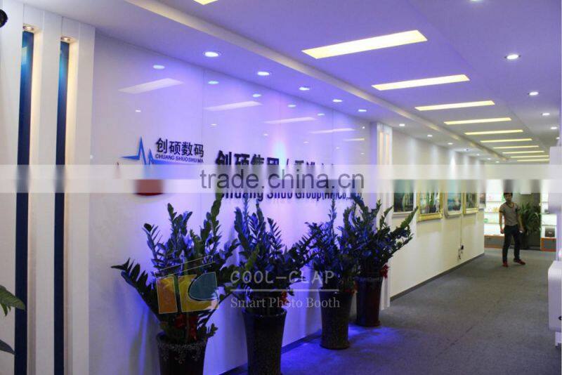 Advertising Cabinet Photo Machine With Dye Sublimation Photo Printer