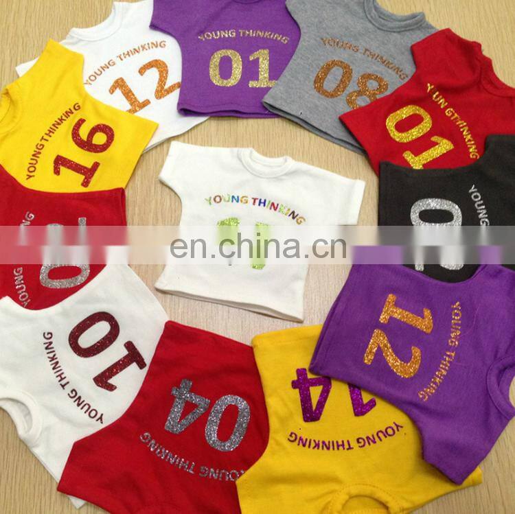 korea quality Hot sell heat transfer glitter vinyl For Clothing T-Shirt