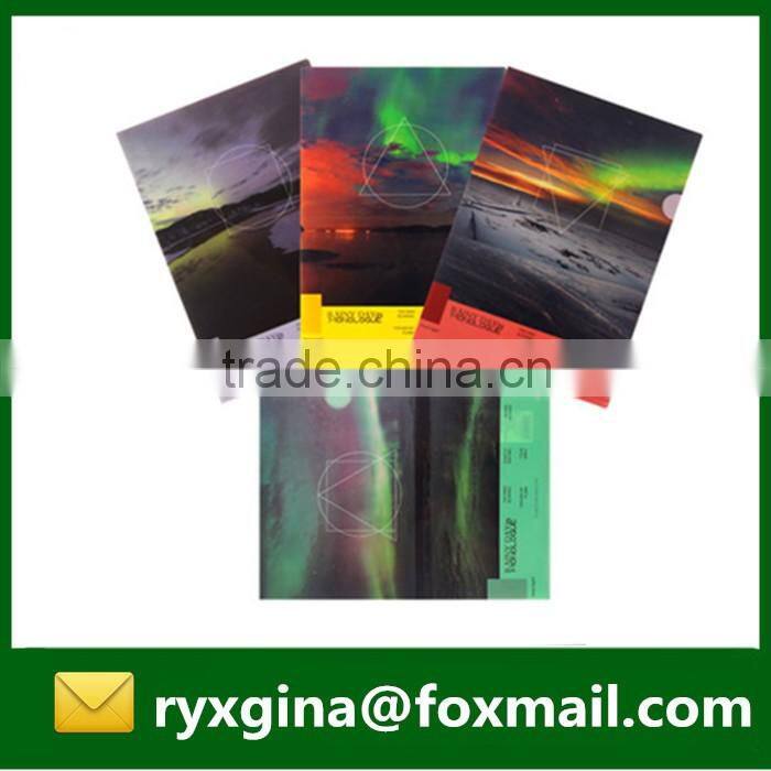 Best Selling OEM with UV printing L Shape plastic folder