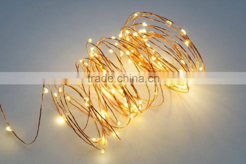 10M 100 LED Copper Wire LED String Fairy Lights waterproof ip65