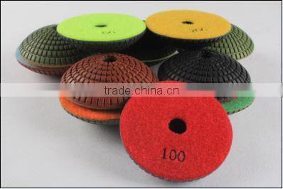 Full Convex wet polishing pad