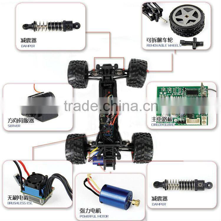 WL RC Car L212 2.4G 1 :12 RC Car High Speed Brushless Motor Electric Car 60KM/H