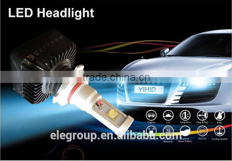 2015 Good sales ETI 9006 led car headlight 30w factory price MOQ 1 set