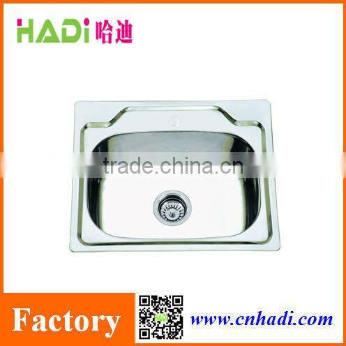 Indian market single bowl stainless steel kitchen sink HD5545