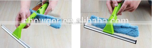 2 IN 1 TELESCOPIC WINDOW SQUEEGEE