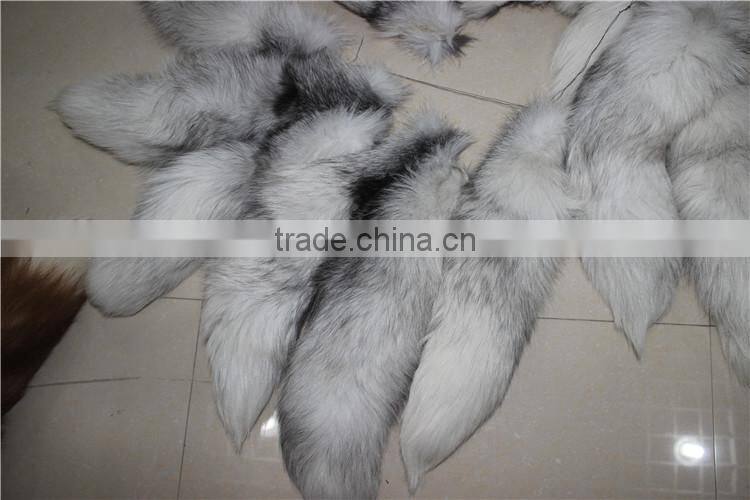 Brand Key Chain Real Fox Tail Keychain Fur Tassel Bag Charm Pendant Accessories