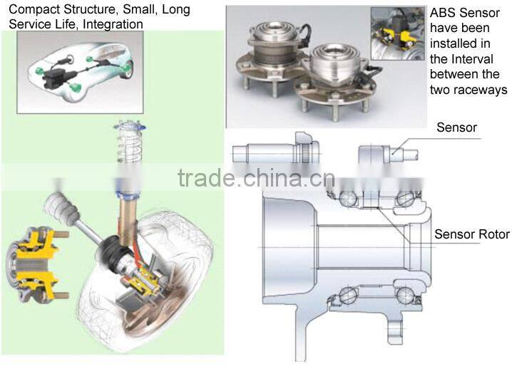Chery T11/T21/ T15 Original Rear wheel hub bearing 3DACF017YA
