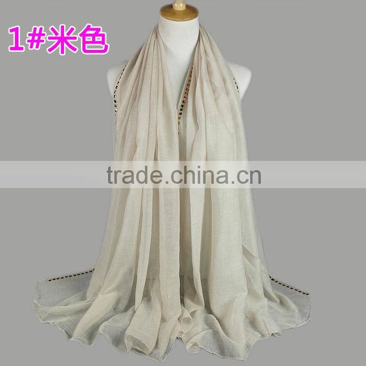 Wholesale New Arrvial Studs Beaded Muslim Hijab Scarf Shawl