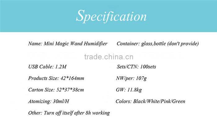 30ML ABS Anion Ultrasonic Electric Mist Diffuser