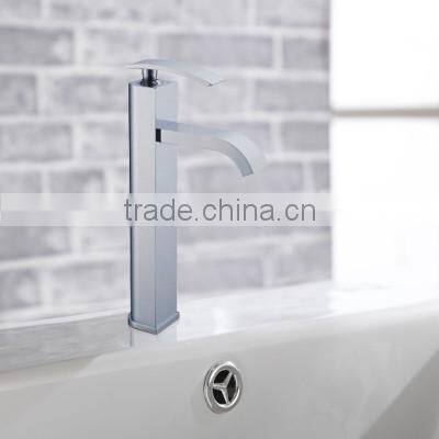 Long Neck Water Saving Chrome Finishing Basin Tap