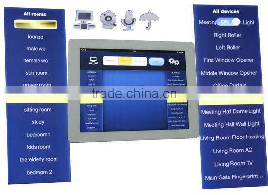 TYT domotique zwave home automation system wifi for tablet pc knx zigbee geteway zigbee home automation system wifi