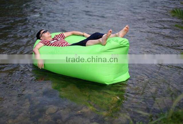 New design factory directly provide air inflate bag inflatable water air bag latex inflatable sleep bag