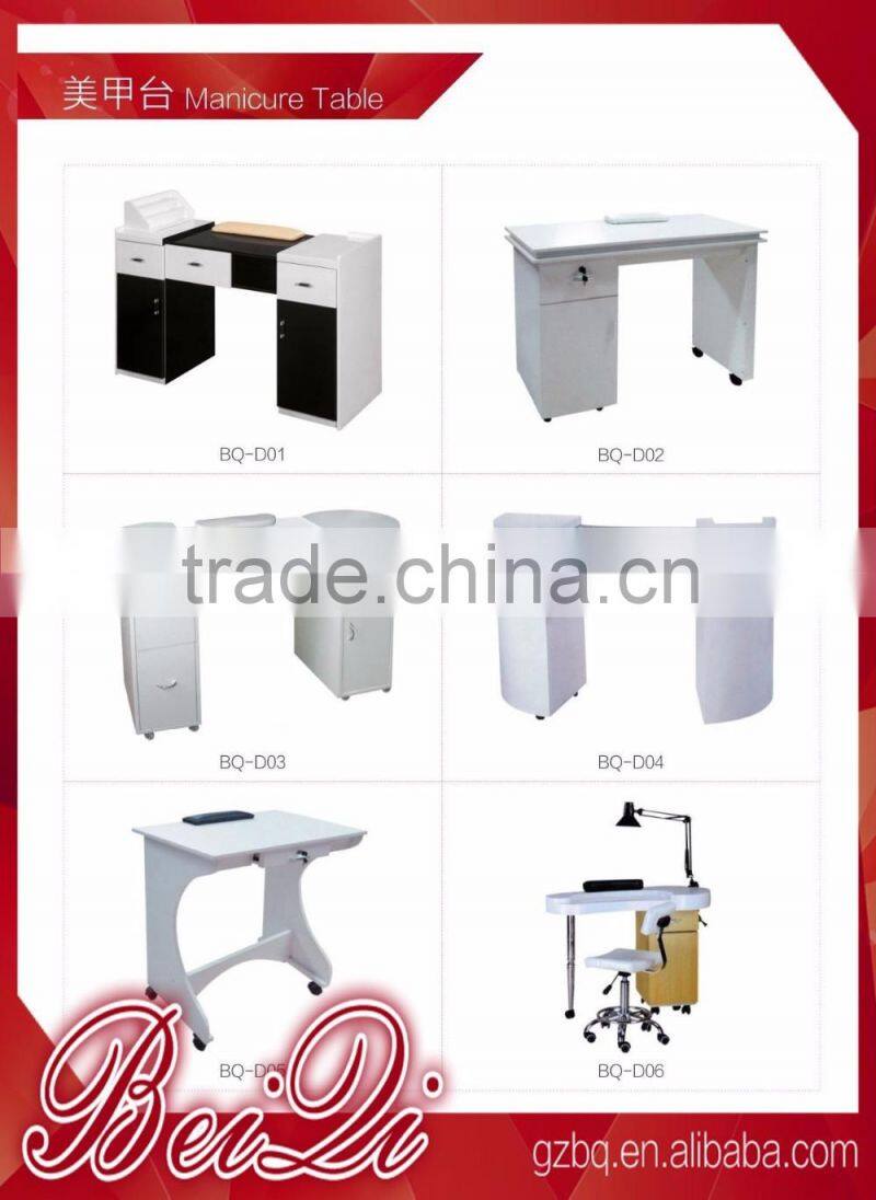 Beiqi 2016 Guangzhou Durable Beauty Salon Multi-function Manicure Table for Sale