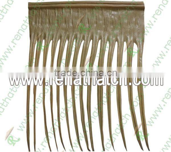 UV-protected synthetic thatch
