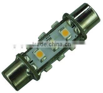 24V DC 43mm Aqua Signal Series 25 Festoon LED Light Bulb with barrel base