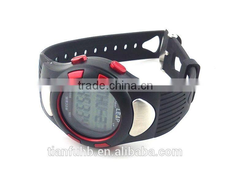 sport body fitness heart rate meter pulse watch/wrist watches/heart rate watch with pulse alarm clock