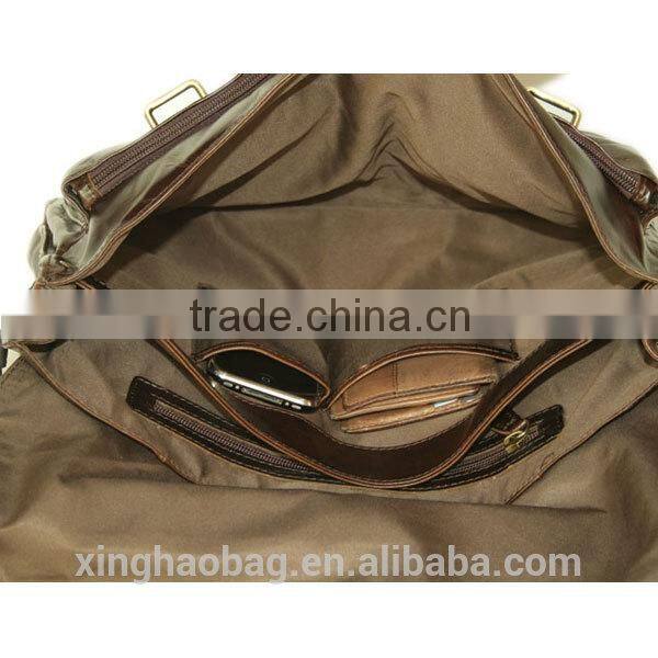 2014 men leather briefcase business portfolio briefcase