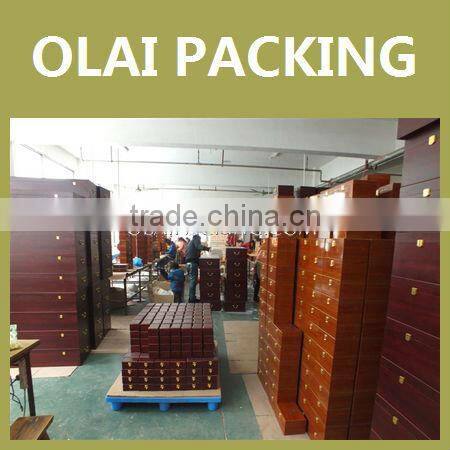 High Quality 8 Slots Wooden Tea Bag Storage Box