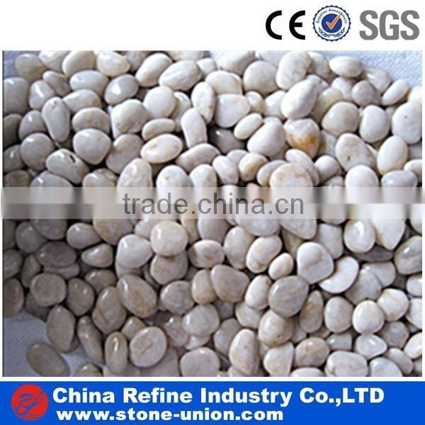 hot sale polished grade A stripe pebble