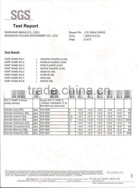 4.5mm earth color glass pen