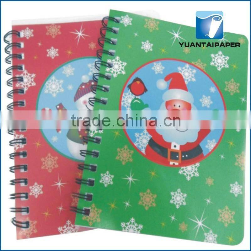 Spiral exercise notebook with transparent PP cover