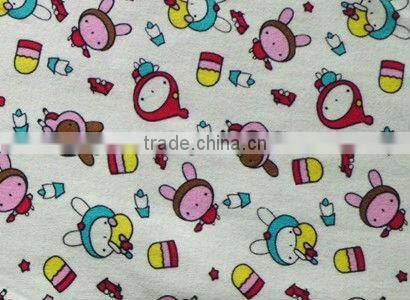 40s 350gsm mage printed polyester velour