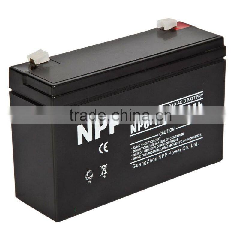 6v12ah UPS lead acid battery
