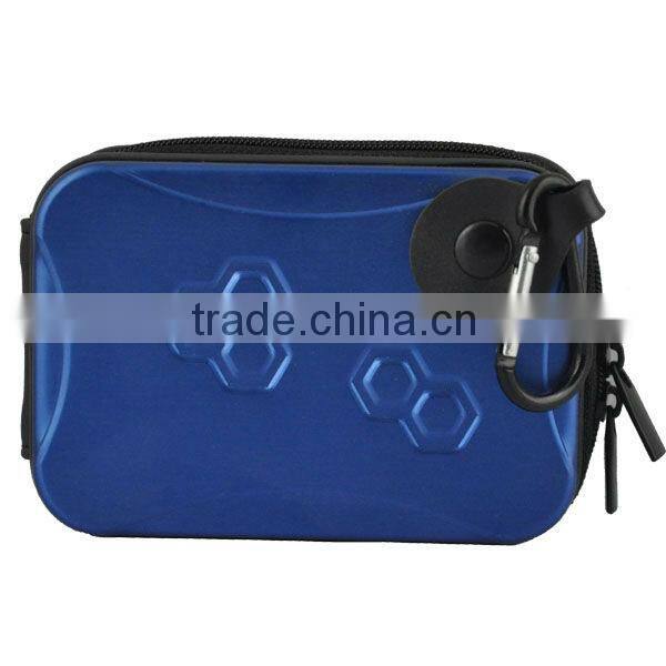 Digital Camera aluminum Case Bag with Belt Clip and Double Zippers