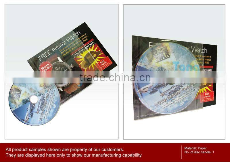 Build in Packaging with CD/DVD Replication