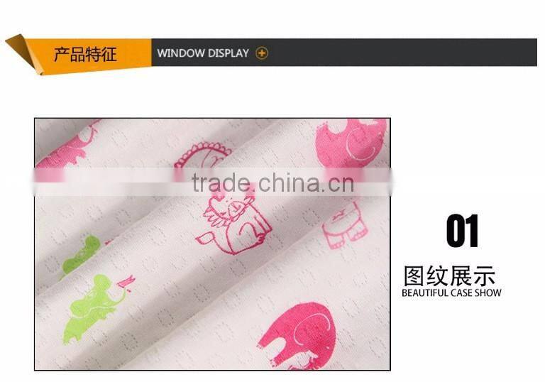 80%cotton 20%polyester jacquard scuba air layer floral printing fabric