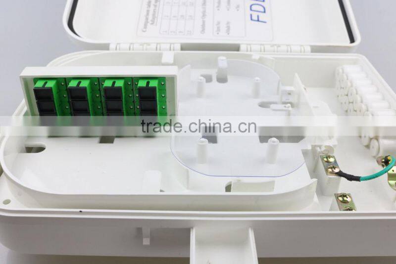 multifunctional Outdoor ftth Factory Supply Distribution Box 16 Cores fiber optic cable splicer