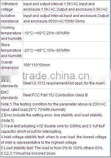 CE Approval T-100D 100w triple output power supply 100w