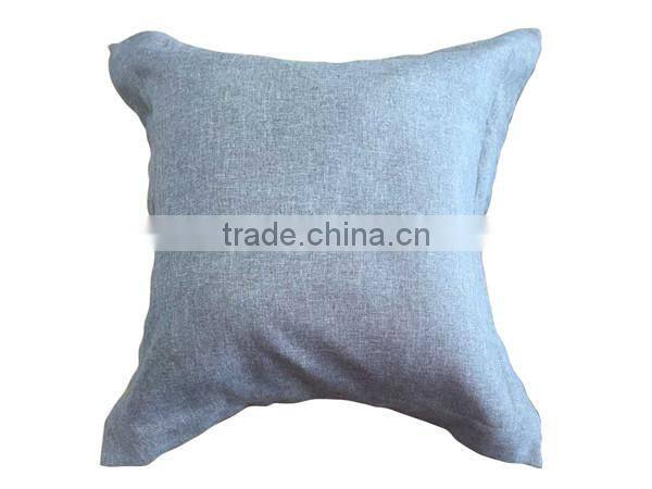 Polyester Solid Linen Cushion Cover