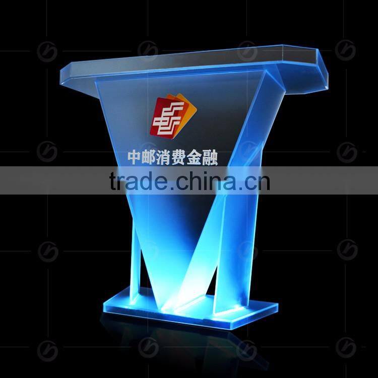 experienced manufacturer modern design acrylic speech podium