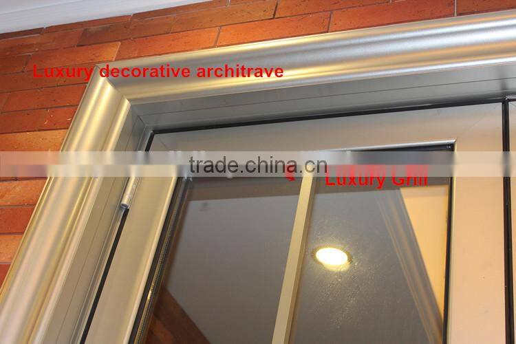 Outdoor folding screen door garage door large openning space & modern designed color