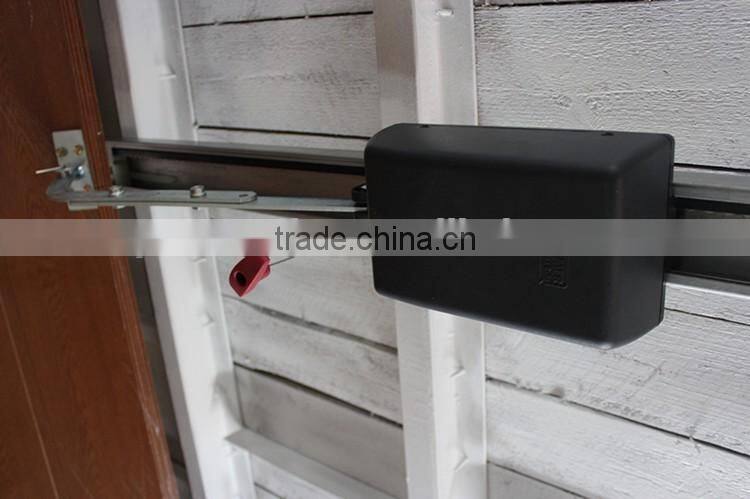 Wooden color garage door panels with liftmaster garage door opener/residential sectional garage door