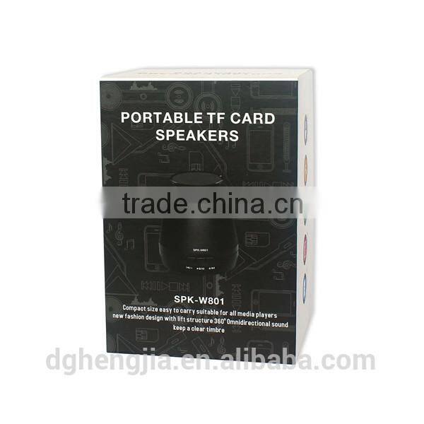 Portable mini bluetooth speaker with rechargable battery from China manufacturer