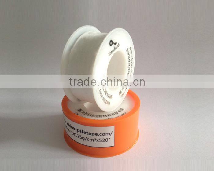 12mm durable Teflon tape for oil & gas pipe P.T.F.E. tape for sanitary fittings