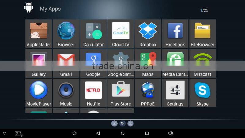 TOPLEO tv box amlogic s905 M9X Quad core ram 1gb/8gb android 5.1 tv box